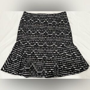 Ann Taylor lace trumpet skirt